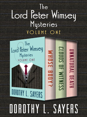 cover image of Lord Peter Wimsey, Volumes 1-3